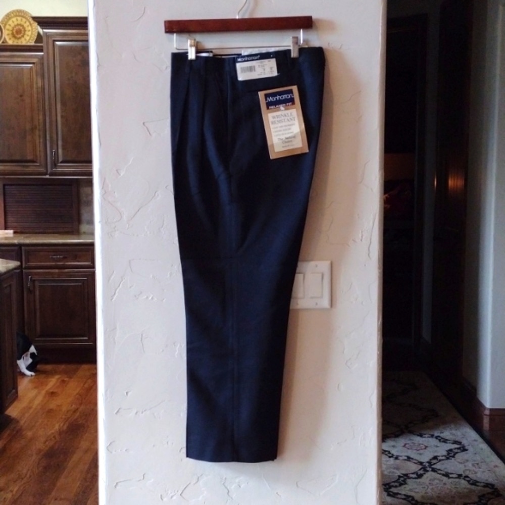 NWT Pants Men's Black Trousers